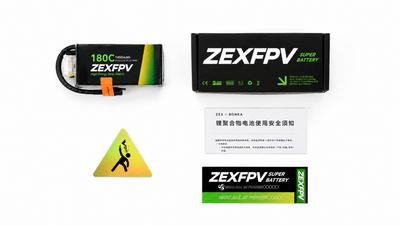 ZEXFPV 6S 22.2V 180C FPV Lipo Battery