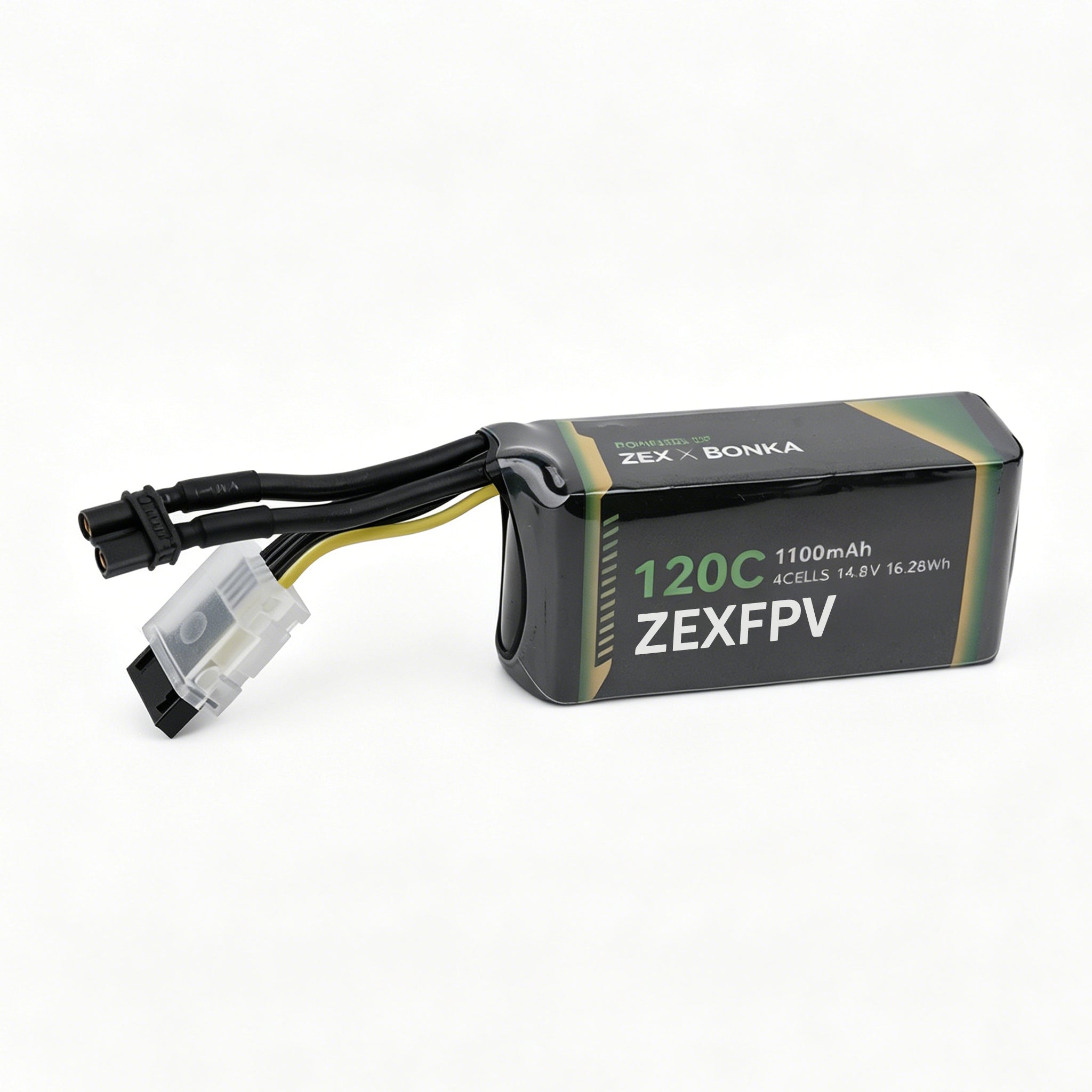ZEXFPV 1100mAh 4S 14.8V 120C FPV Li-Hv Battery