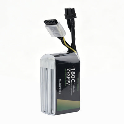 ZEXFPV 1450mAh 6S 22.2V 180C FPV Lipo Battery
