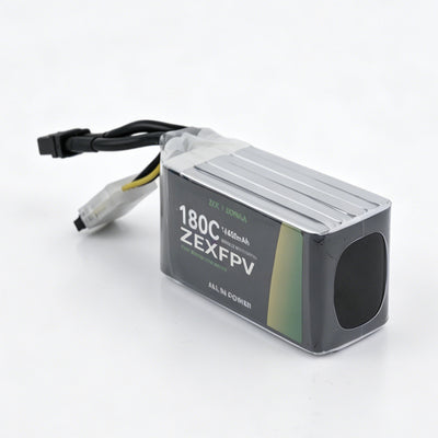 ZEXFPV 1450mAh 6S 22.2V 180C FPV Lipo Battery