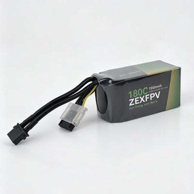 ZEXFPV 1550mAh 6S 22.2V 180C FPV Lipo Battery
